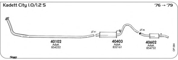 SIGAM OP084 Exhaust System